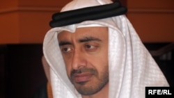 شیح عبدالله بن زاید آل نهیان، وزیر امور خارجه امارات متحده عربی