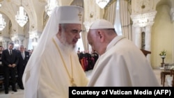 Patriarhul Daniel și Papa Francisc, București, 31 mai 2019 