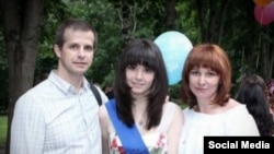 Варвара Караулова с родителями