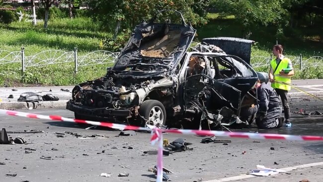 Полковник розвідки загинув внаслідок підриву машини у Києві (відео)