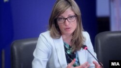 Бугарската министерка за надворешни работи Екатерина Захариева.