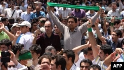 حامیان میرحسین موسوی، «جنبش سبز»، در نماز جمعه تهران، ۲۶ تیرماه