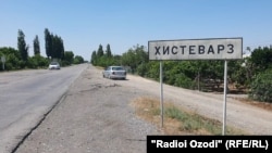 Border Tajikistan and Kyrgyzstan