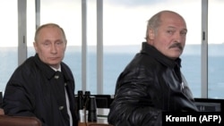 Владимир Путин и Александр Лукашенко
