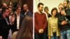 Стево Пендаровски и Гордана Сиљановска по објавувањето на резултатите од првиот круг