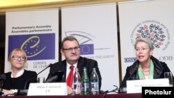 Միջազգային դիտորդները ներկայացնում են իրենց նախնական զեկույցը Հայաստանի նախագահի ընտրությունների վերաբերյալ, Երեւան, 19-ը փետրվարի, 2013թ.