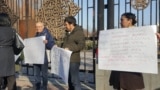  Kyrgyzstan. Bishkek. Action for the preservation of glaciers. November 8, 2017