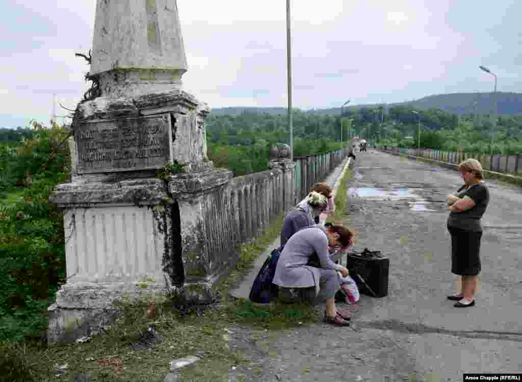 The bridge which separates Abkhazia and Georgia proper. 