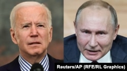 Президент США Джо Байден и президент России Владимир Путин.
