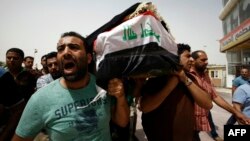 سوگواران حمله کراده در نجف