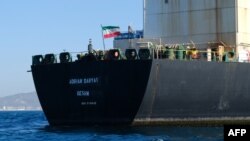 نفتکش «گریس ۱» با نام جدید «آدریان دریا ۱» بیست‌وهفتم مرداد آب‌های جبل‌الطارق را ترک کرد