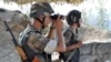 Военнослужащие вооруженных сил Армении на армяно-азербайджанской границе (архив)