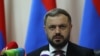 Армения-Министр экономики РА Геворг Папоян дает пресс-конференцию в Министерстве экономики РА, Ереван, Армения, 13 января 2025 г.